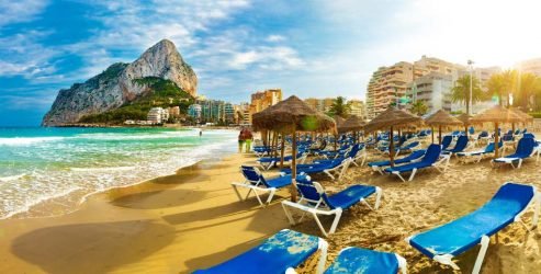 beach in calpe